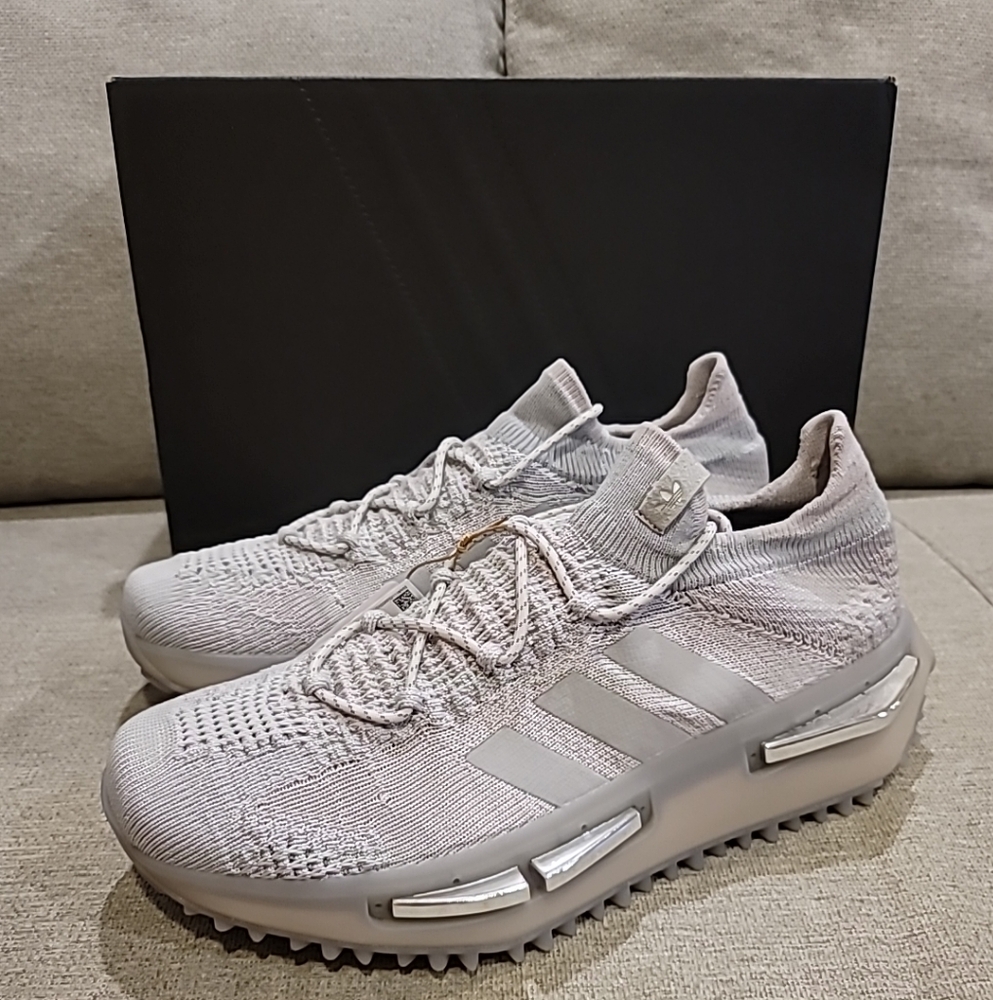 Adidas NMD_S1 'Grey Silver Metallic' Men's Size 9.5 - ID0360